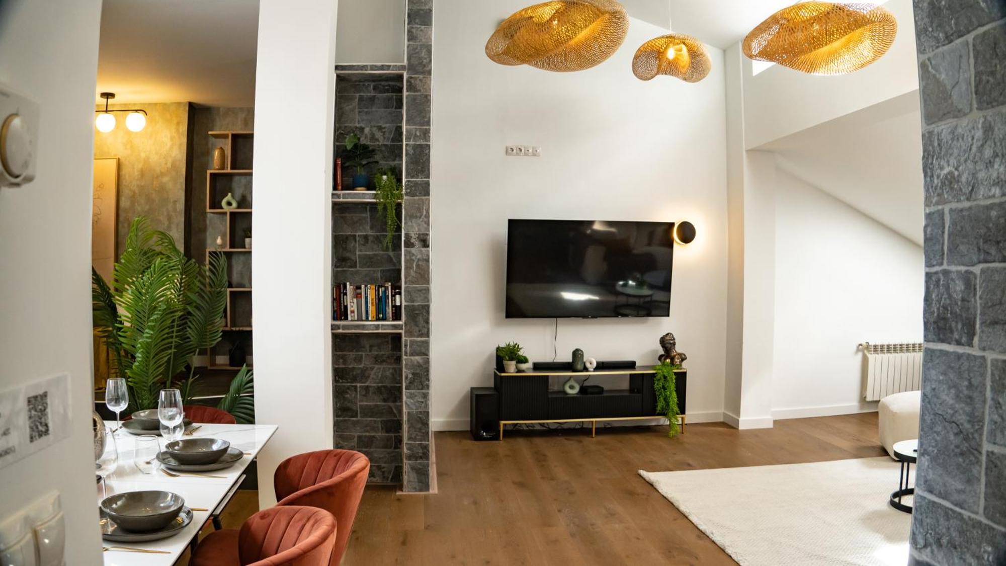 Penthouse Gran-via Luxury Private Flat - 2bd * Madryt